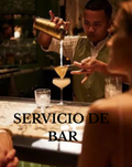 Servicio de bar