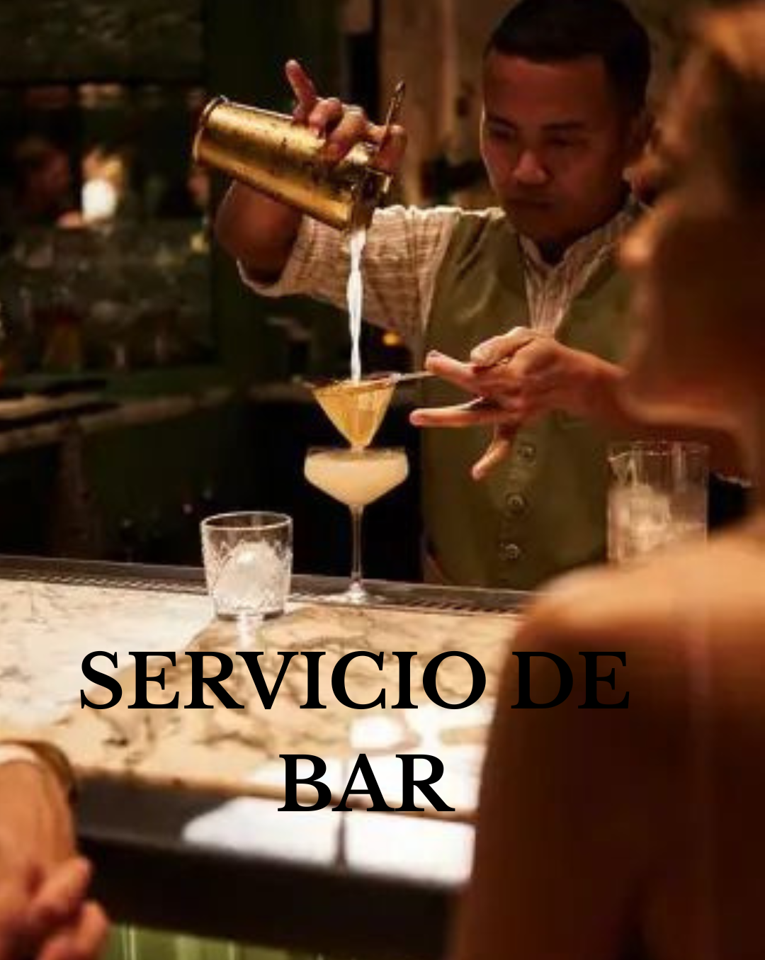Servicio de bar